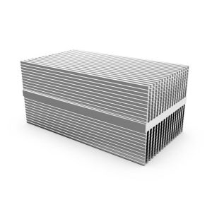 Custom extruded aluminum heat sink model 10