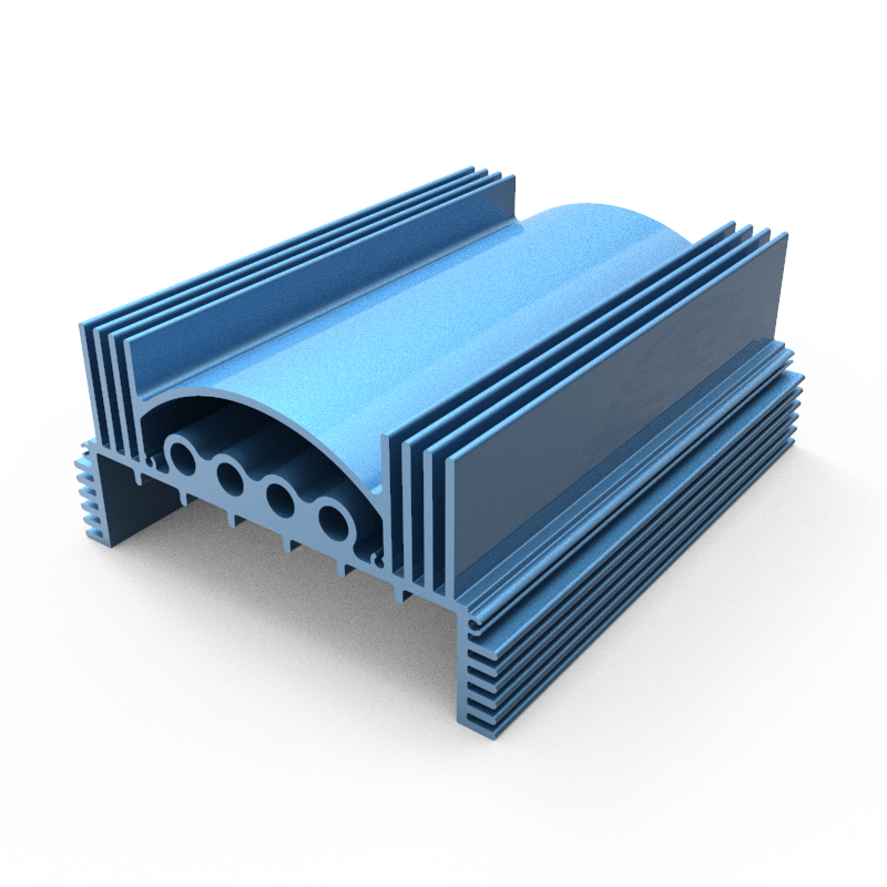 Custom Aluminum Enclosure Frame Extrusion &ndash; Model 16