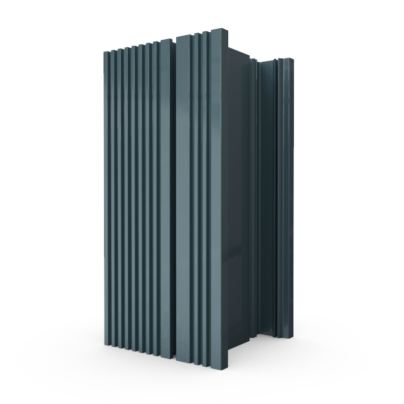 Custom Extruded Aluminum Heat Sink &ndash; Model 13