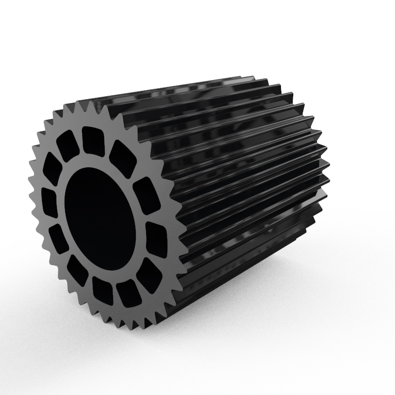 Custom Aluminum Enclosure Frame Extrusion &ndash; Model 9