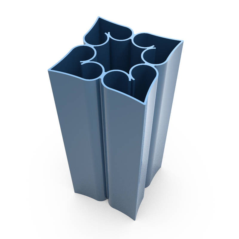 Custom Aluminum Extrusion Profile &ndash; Model 13