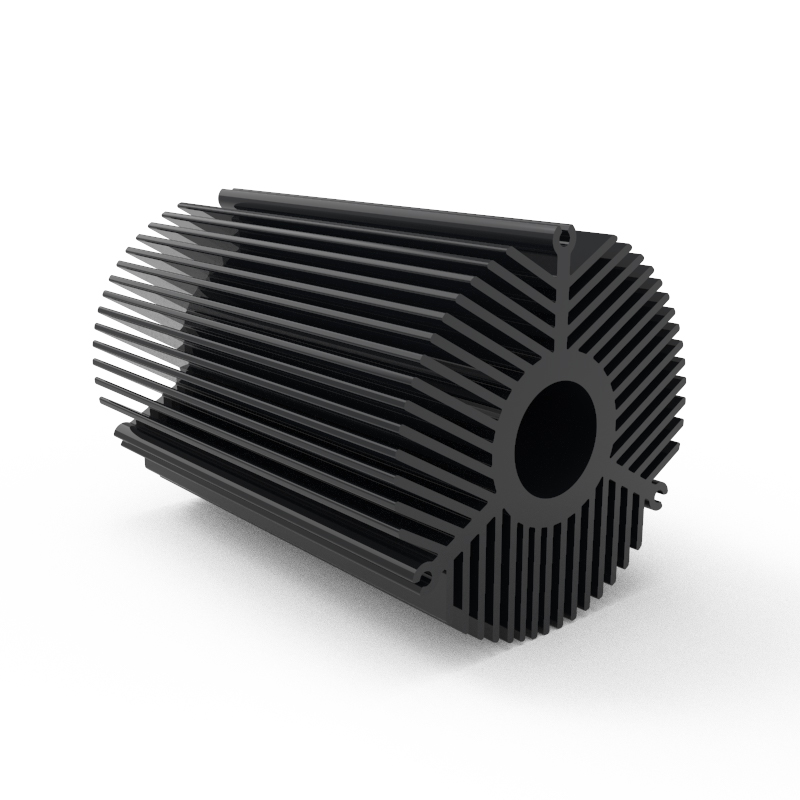 Custom Extruded Aluminum Heat Sink &ndash; Model 23