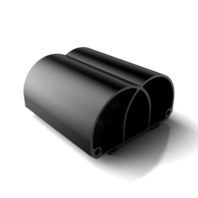 Custom Aluminum Enclosure Frame Extrusion &ndash; Model 25