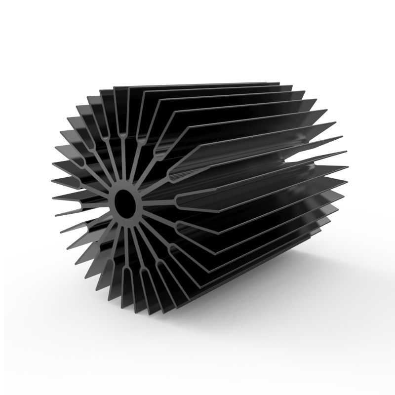 Custom Extruded Aluminum Heat Sink &ndash; Model 30