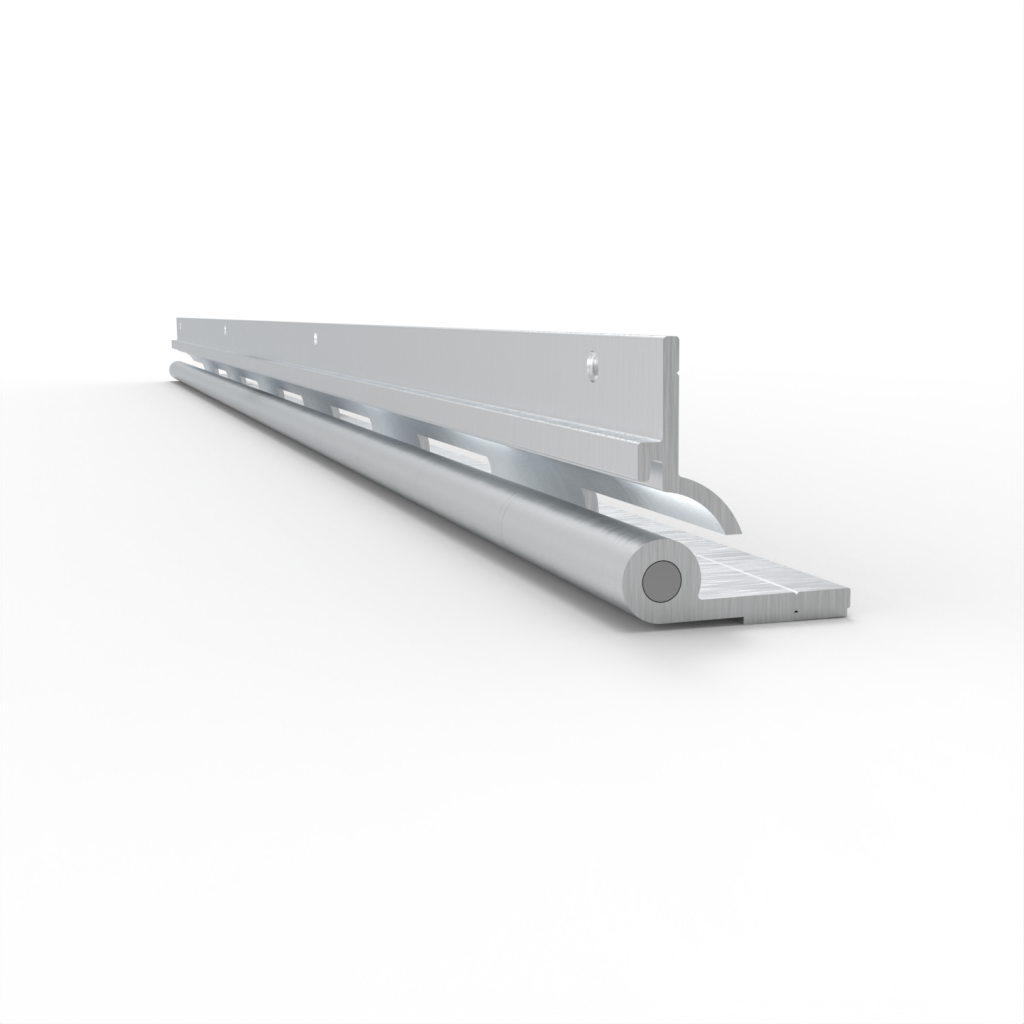 Custom Aluminum Profile Hinge &ndash; Model 4