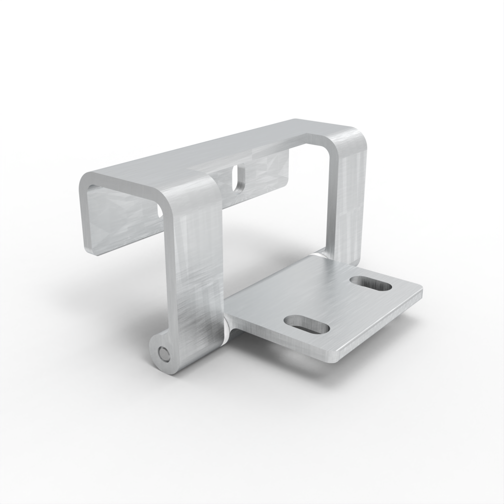 Custom Aluminum Profile Hinge &ndash; Model 8