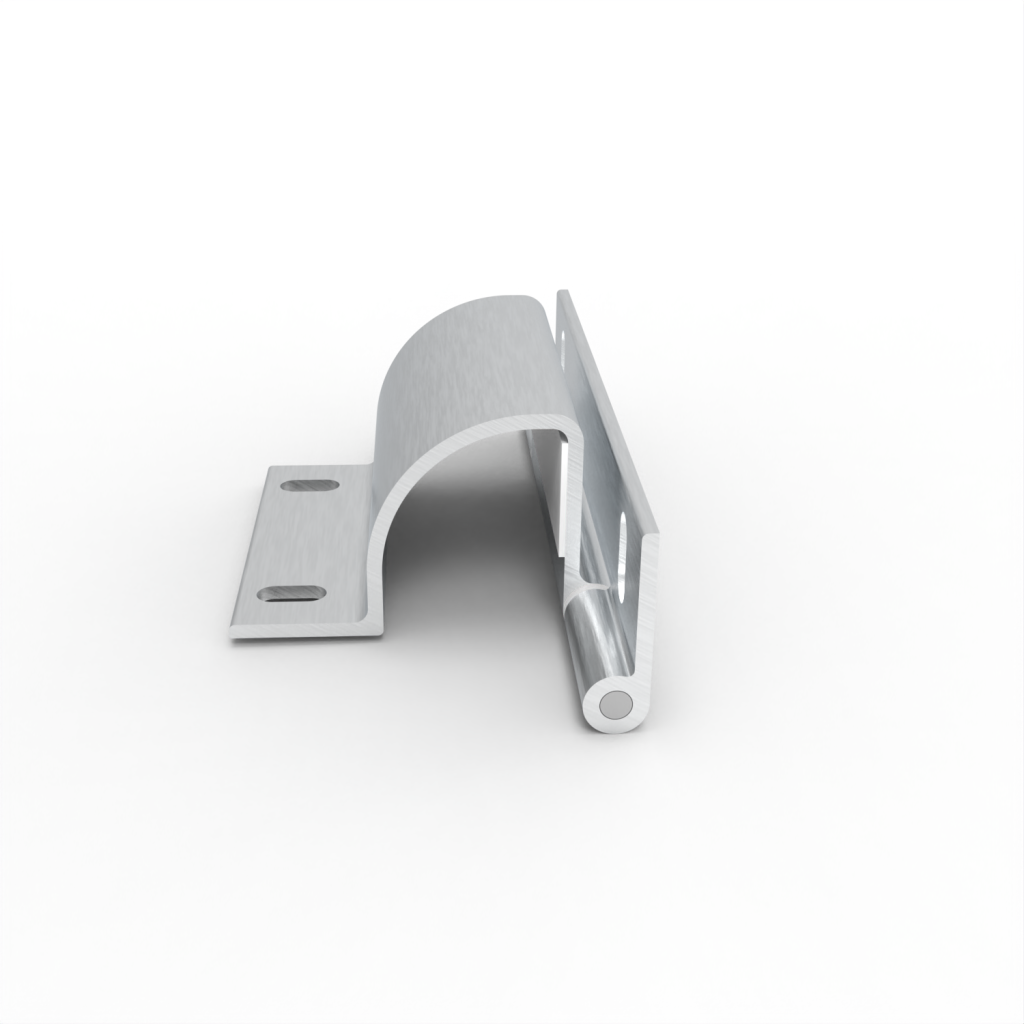 Custom Aluminum Profile Hinge &ndash; Model 14