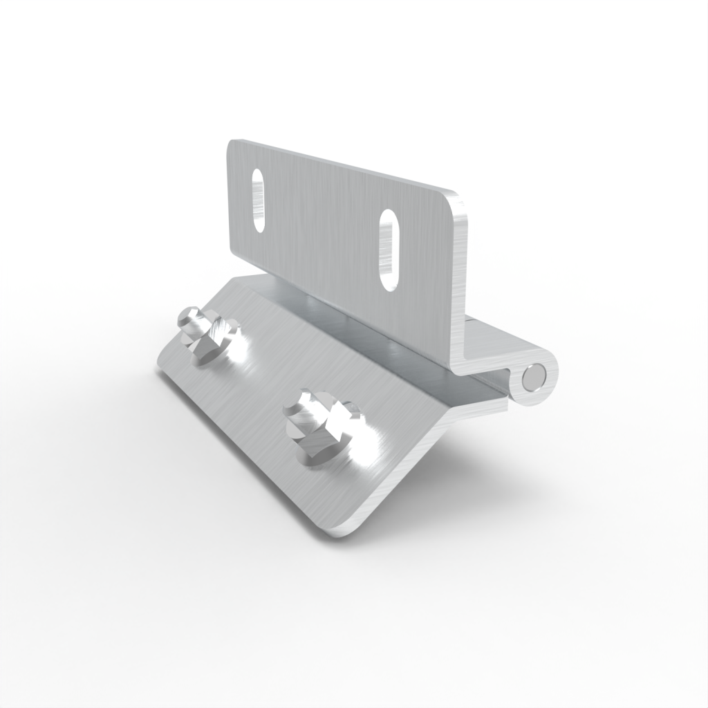 Custom Aluminum Profile Hinge &ndash; Model 16