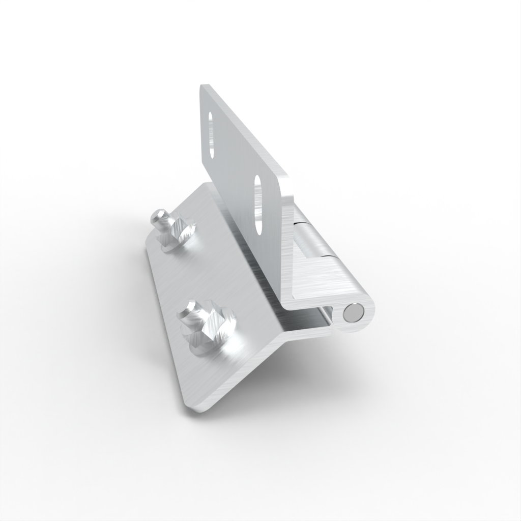 Custom Aluminum Profile Hinge &ndash; Model 17