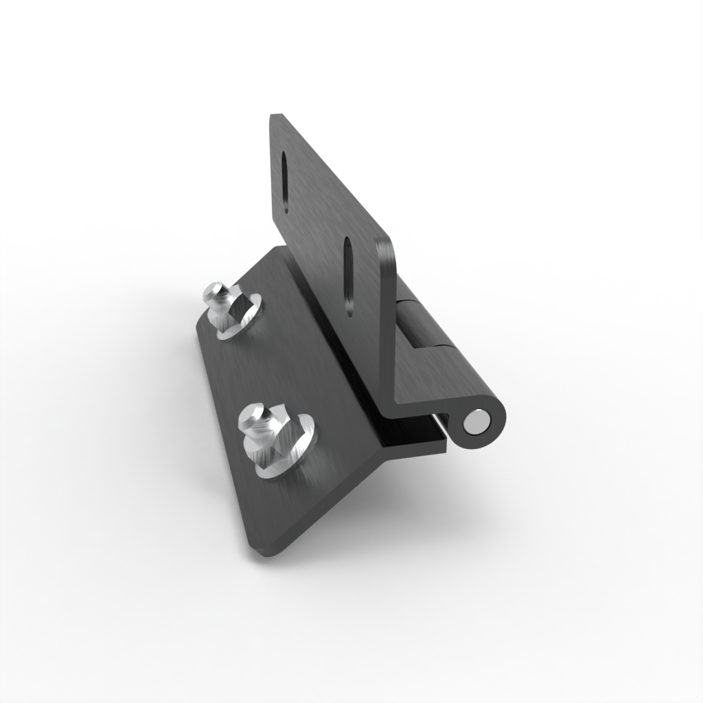 Custom Aluminum Profile Hinge &ndash; Model 18