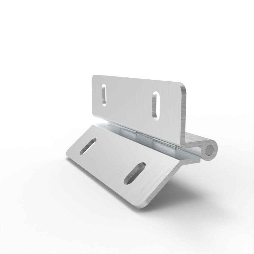 Custom Aluminum Profile Hinge &ndash; Model 19