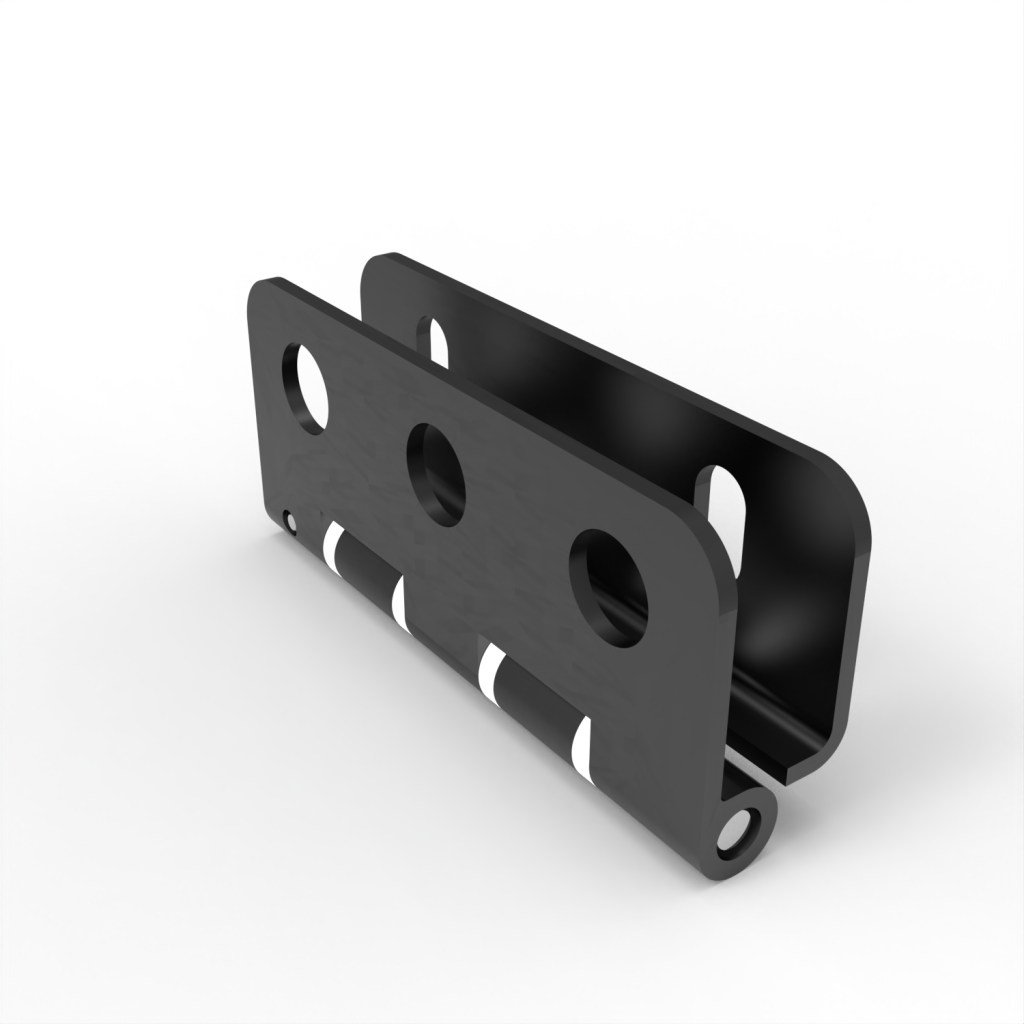 Custom Aluminum Profile Hinge &ndash; Model 22