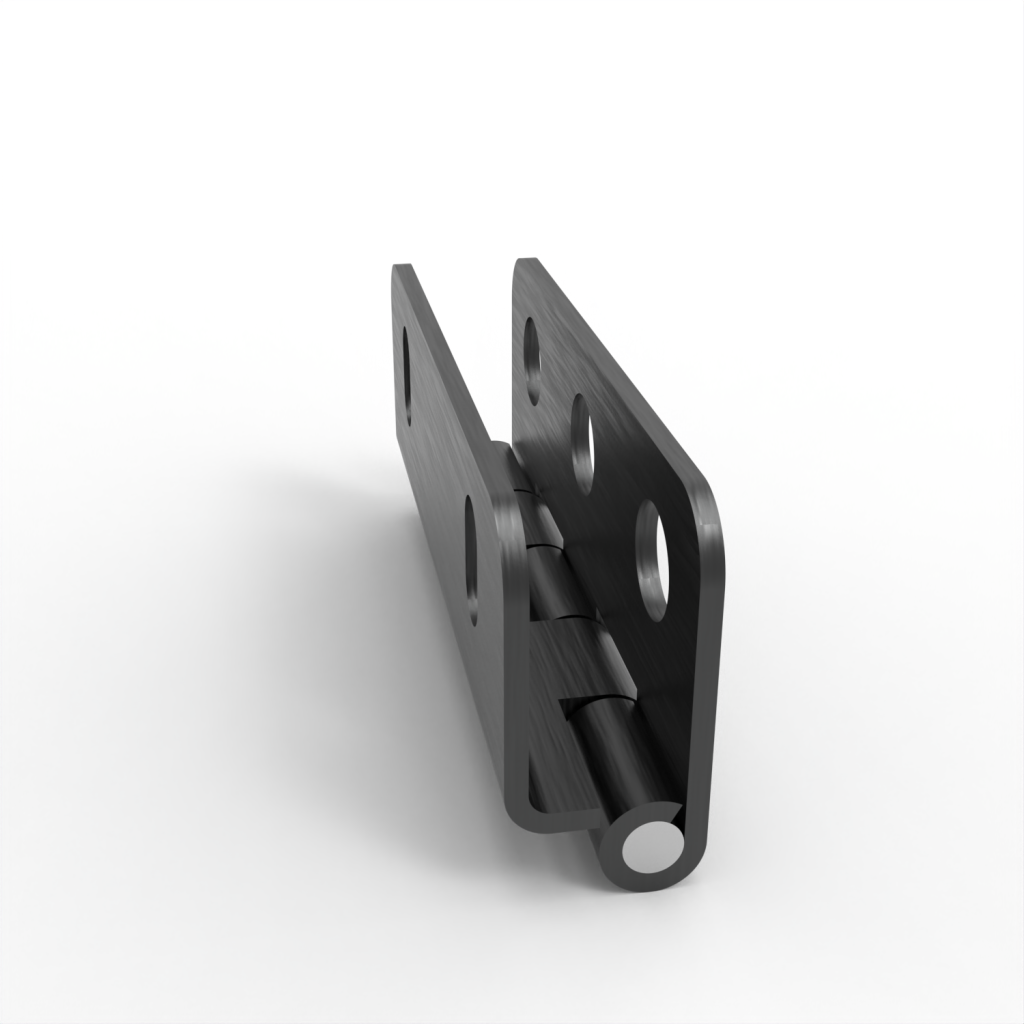 Custom Aluminum Profile Hinge &ndash; Model 25