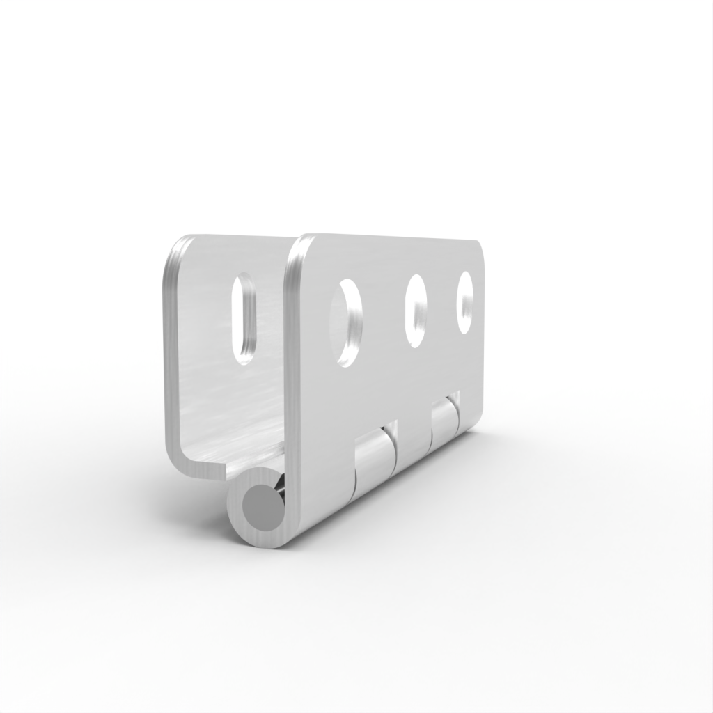 Custom Aluminum Profile Hinge &ndash; Model 26