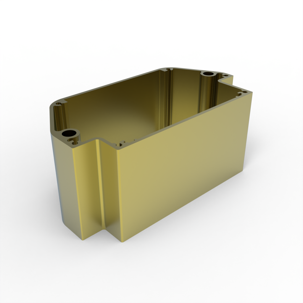 Custom Aluminum Enclosure Frame Extrusion &ndash; Model 39